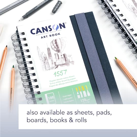Canson® 1557® Drawing Paper Pad, 9" x 12"